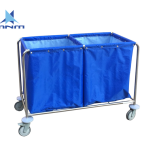 Linen Handling Trolley Dual Hamper MNM HK 9380 – Hospital Laundry Cart Pakistan