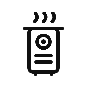 Vertical autoclave icon